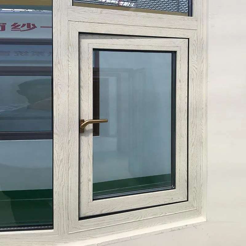 DOORWIN 2021Purchasing Hollow glass anodized aluminum awning window high quality fixed thermal break casement