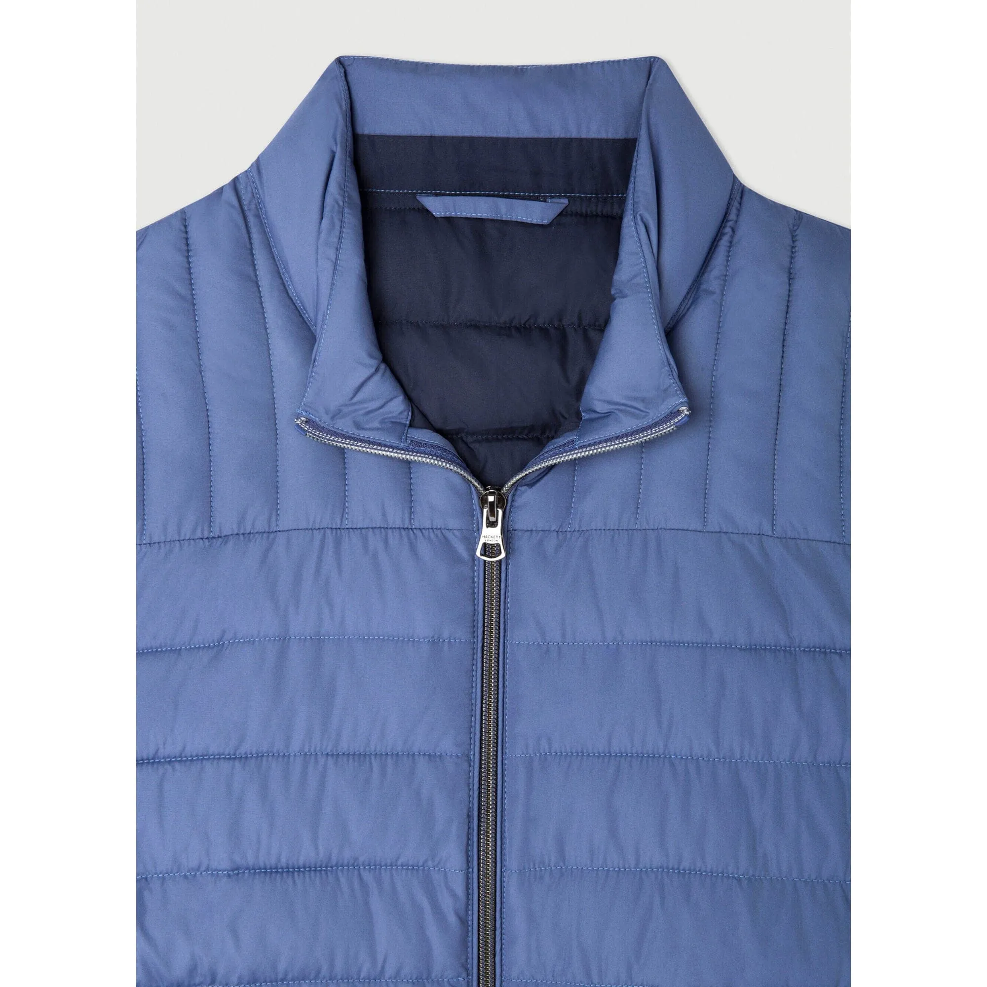 Hackett Ultra Lightweight Gilet in Avio Blue