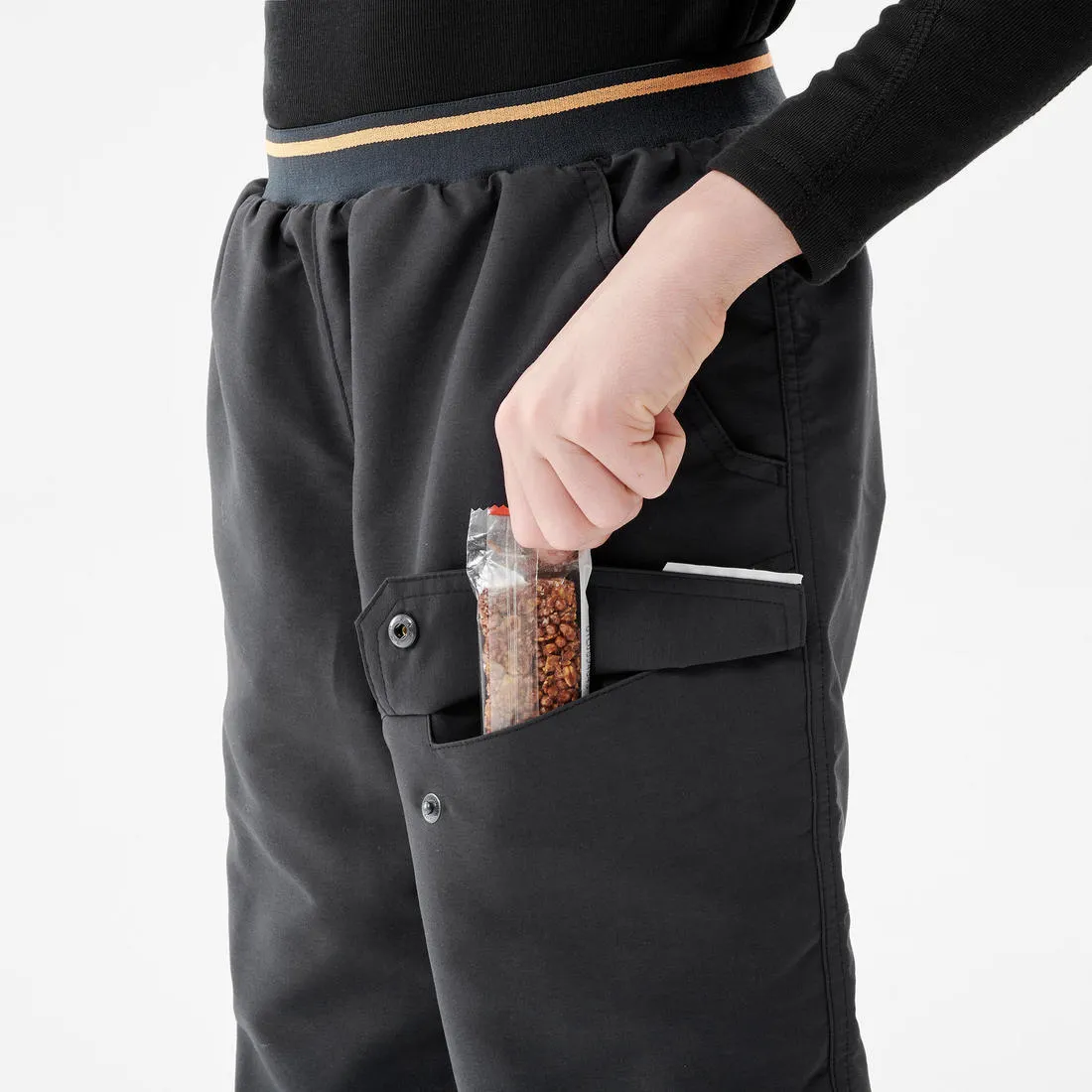 Kid's Hiking Trousers Water-repellent Age 7-15 - SH100 X-Warm