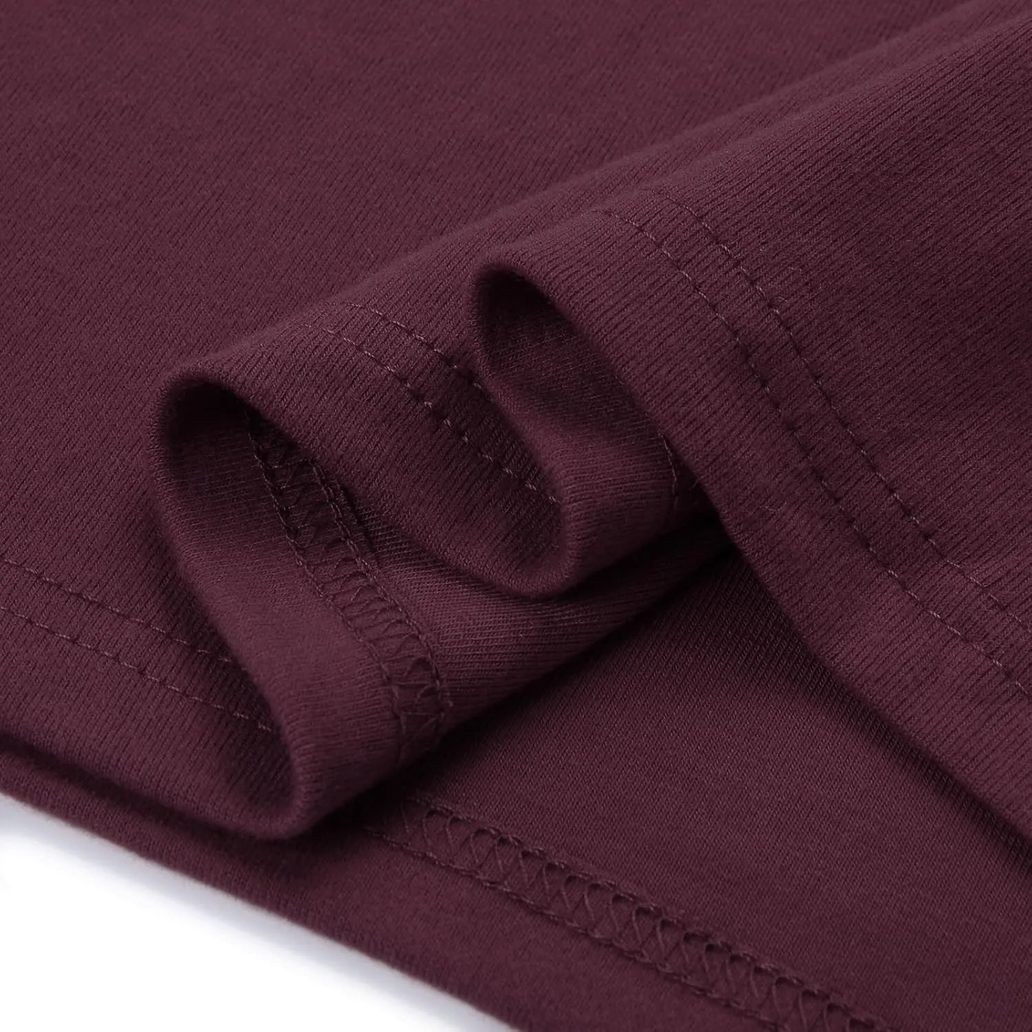 Mens Basic Mock Neck Long Sleeve Soft Knit Fitted Undershirt Sweater T-Shirt Pullover Tops