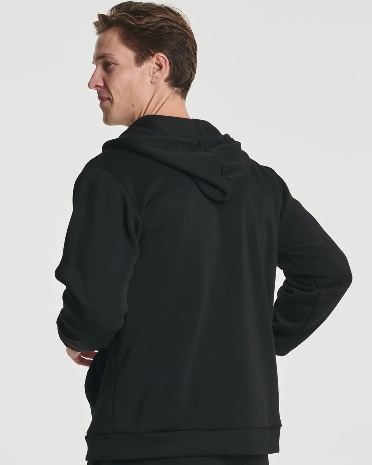 Real Essentials 3 Pack: Mens Fleece Long Sleeve Full Zip Hoodie - Athletic Sweatshirt Jacket (Available in Big & Tall)