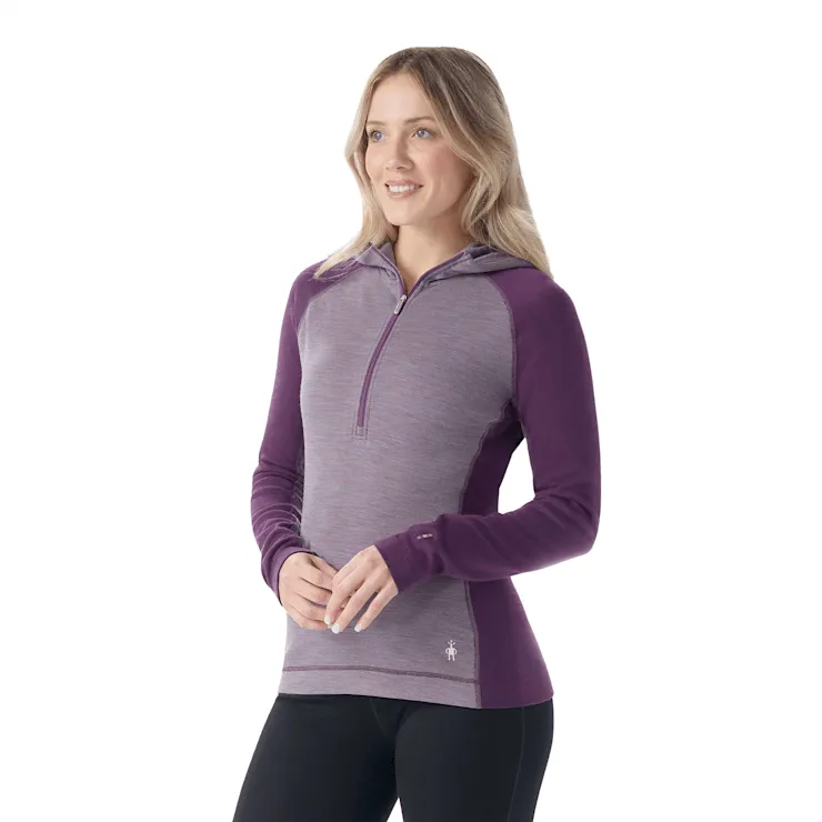 Smartwool Women's Classic Thermal Merino Base Layer 1/2 Zip Hoodie
