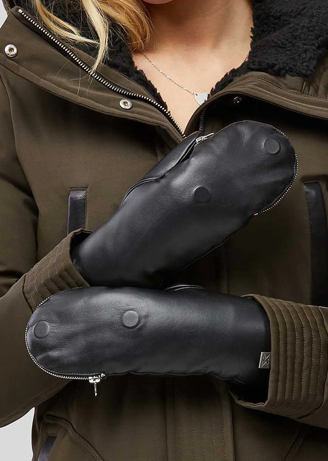 Soia & Kyo Women’s Betrice Leather Mitts