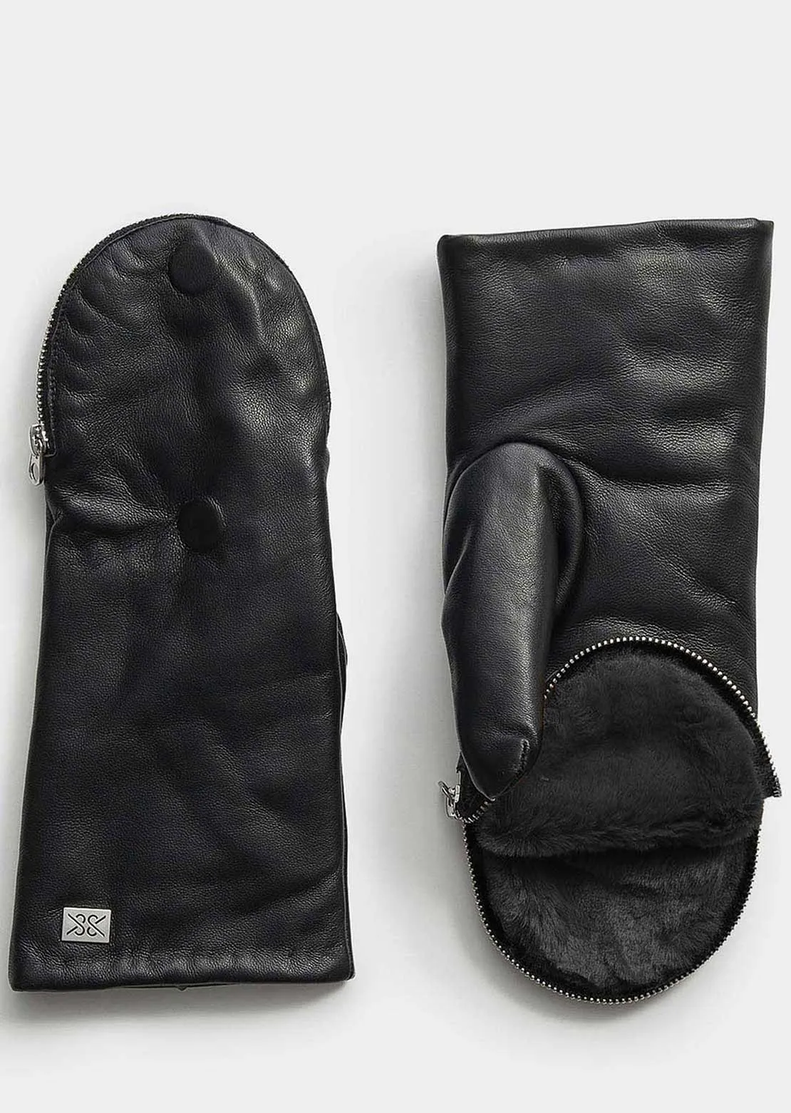 Soia & Kyo Women’s Betrice Leather Mitts